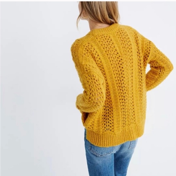 Madewell Windemere Pointelle Pullover Sweater - Picture 2 of 8